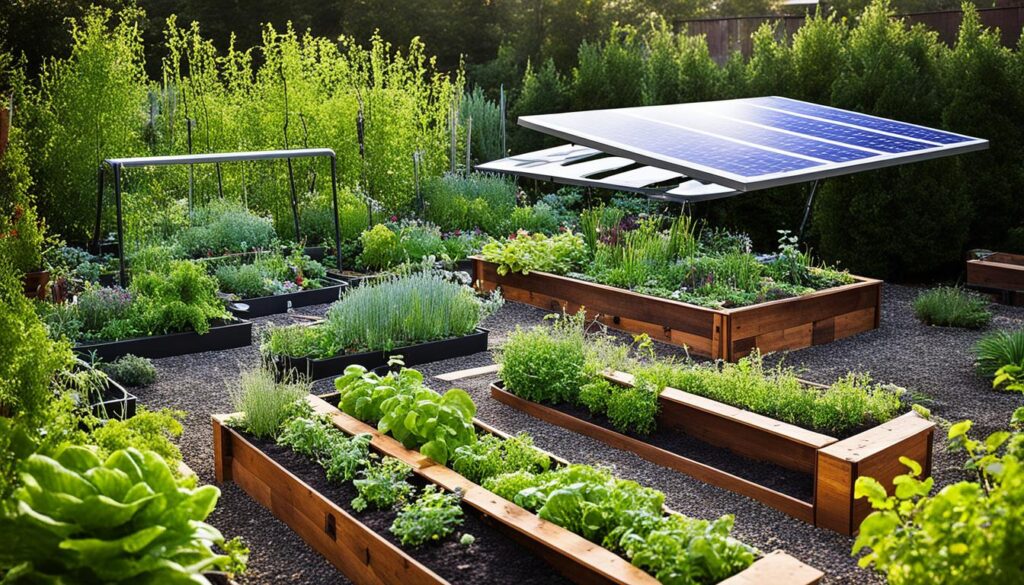 Sustainable garden practices