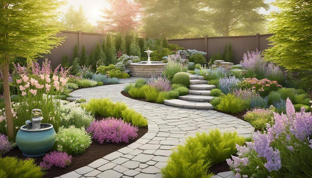 peaceful garden layouts