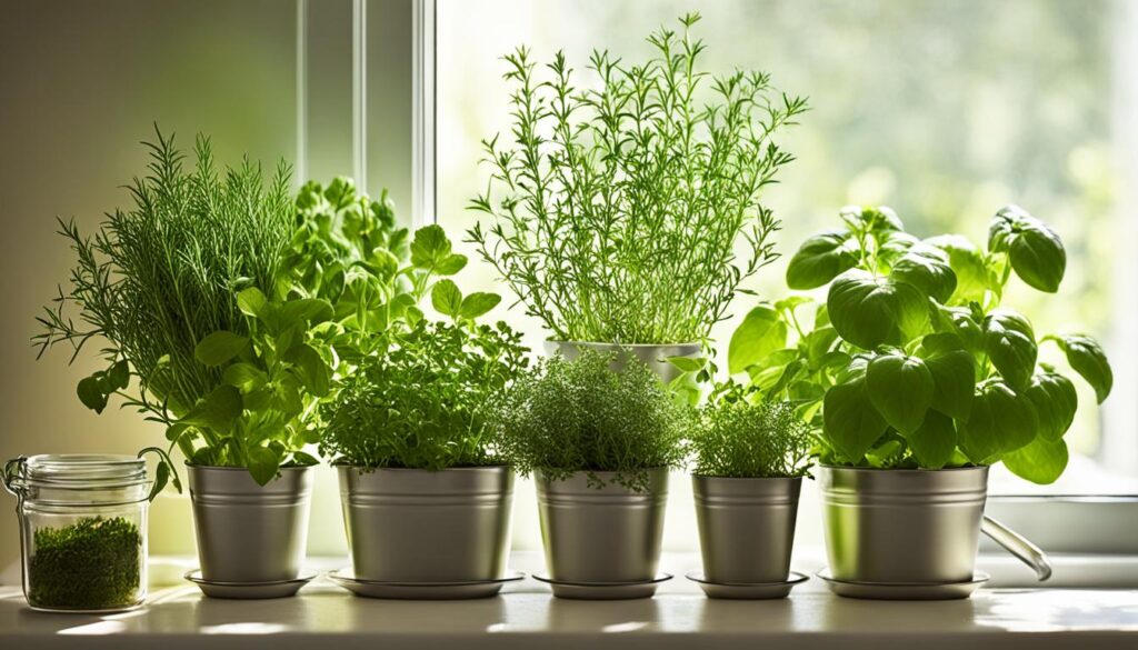 indoor herb garden plants