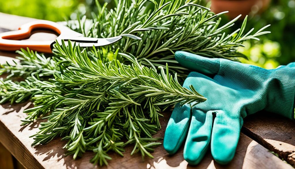 Harvesting Herbs