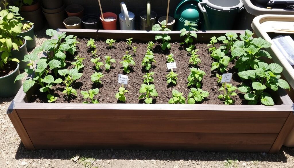 Small Vegetable Garden Layout