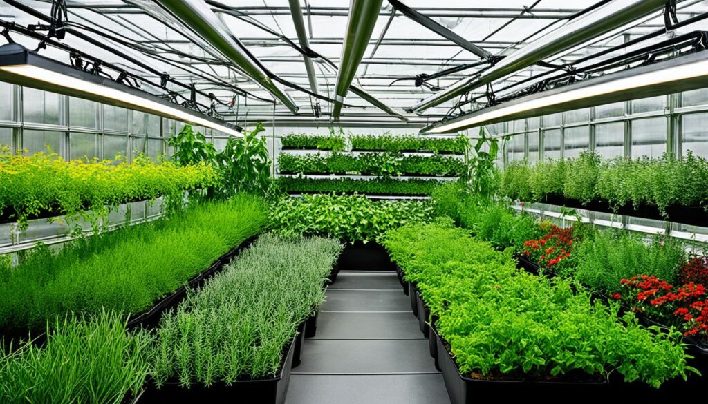 greenhouse herbs