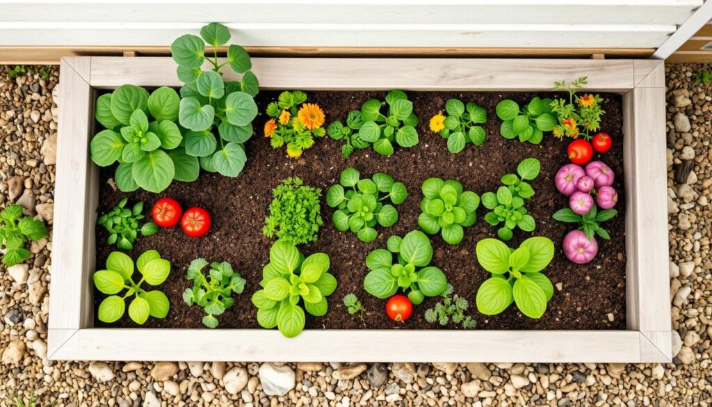 small vegetable garden layout