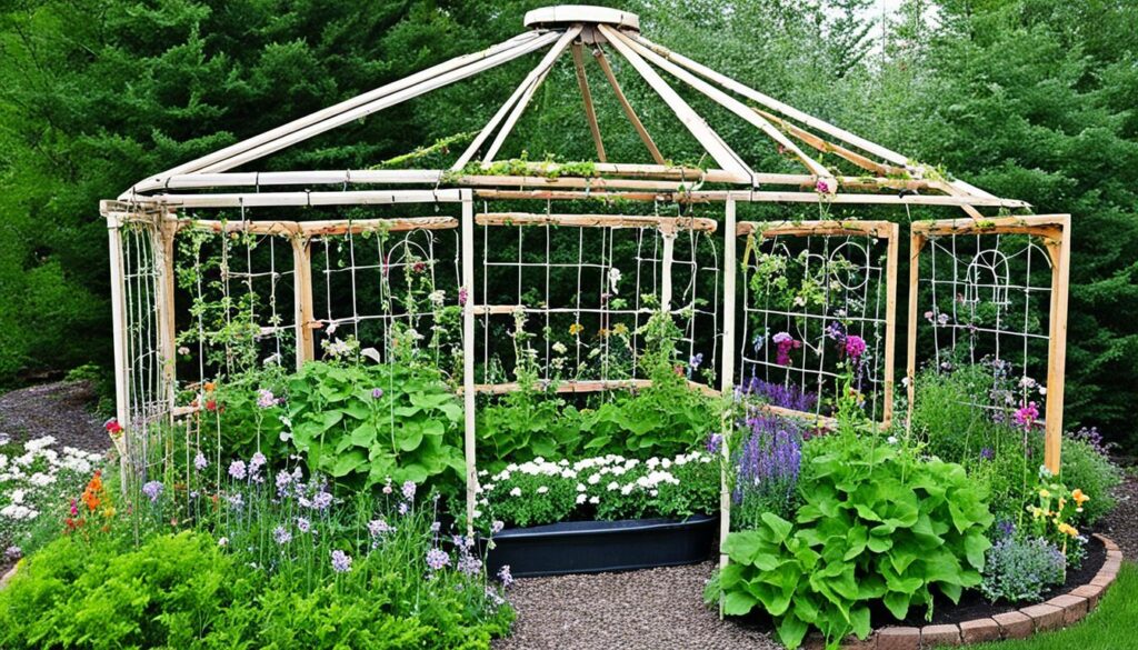 upcycled garden structures