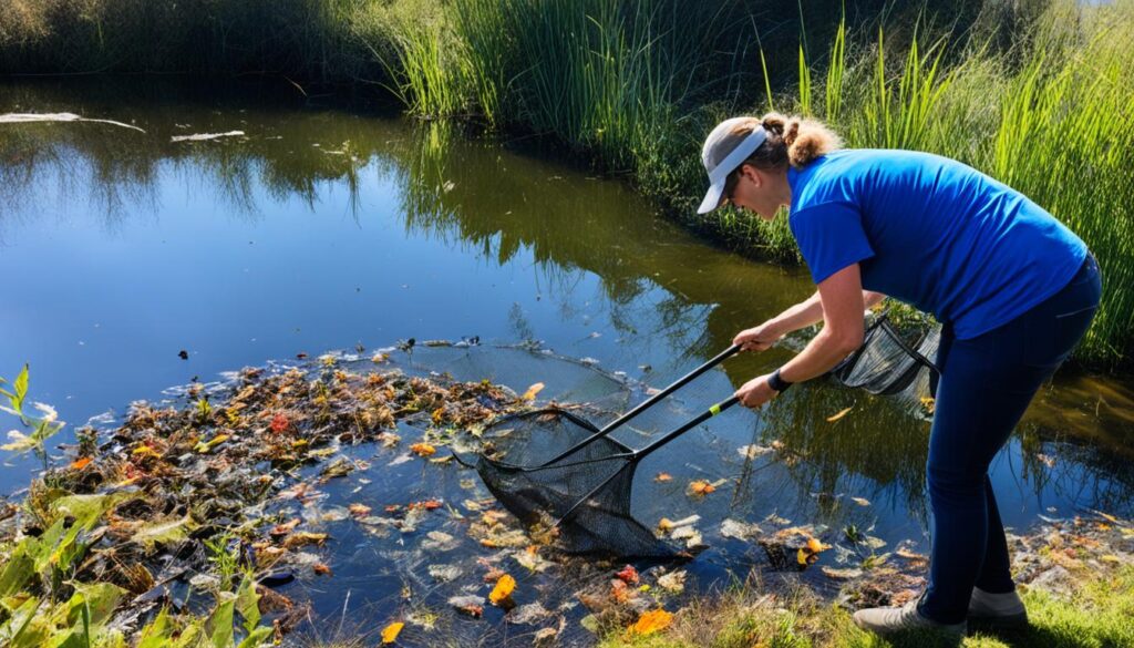 wildlife pond maintenance