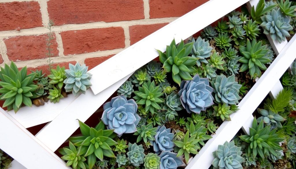 Lattice Succulent Garden