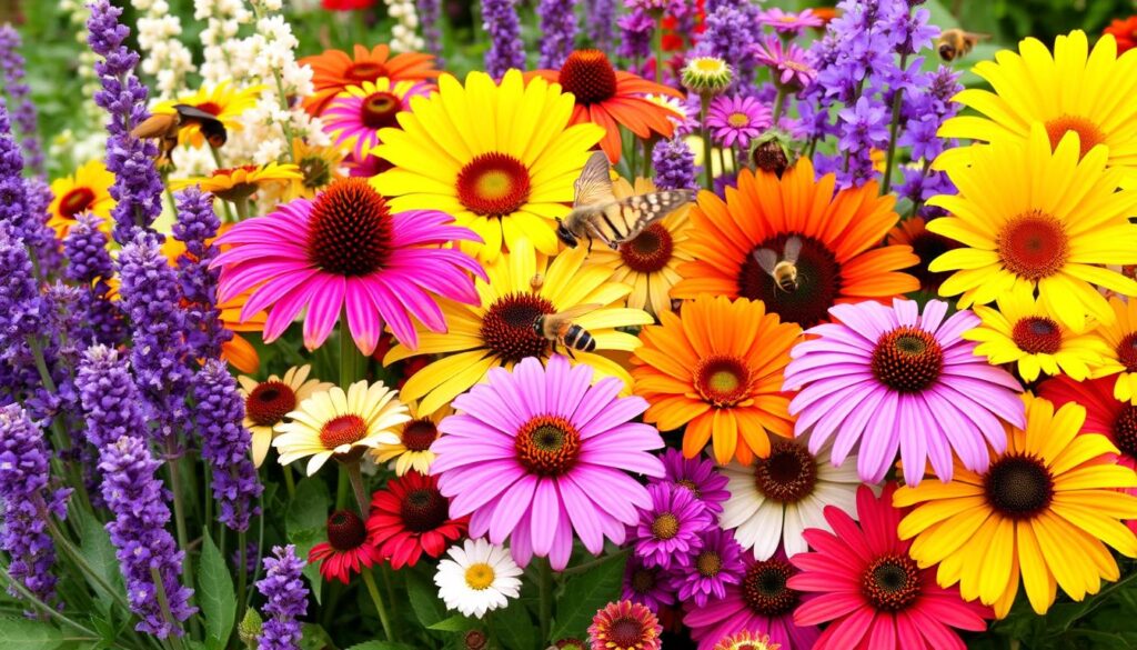 Pollinator-friendly flowers