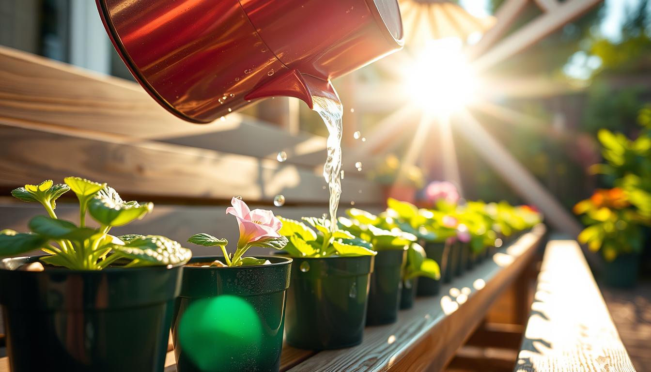 Watering Process Watering Techniques for Small Gardens: Ensuring Your Plants Thrive ...